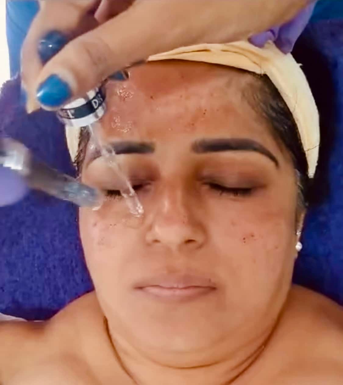 A client specific, customized serum infusion