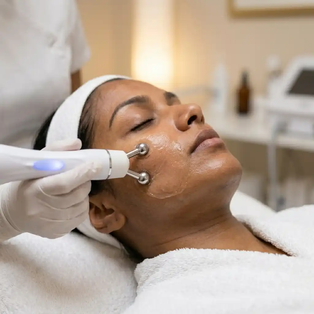 Hydrafacial Radio Frequency step